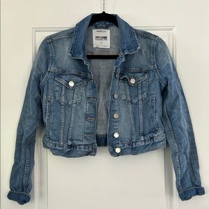Garage Classic Fit Denim Blue Jean Jacket for Women